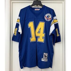 Mitchell & Ness San Diego Chargers Dan Fouts 1984 Throwback Jersey Mens 50 VTG